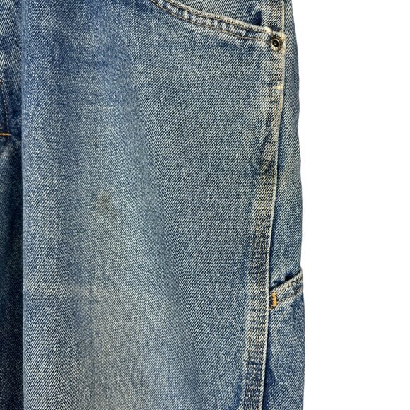 Riggs By Wrangler Mens Carpenter Jeans 38x30 Blue Denim Workwear - Picture 3 of 6